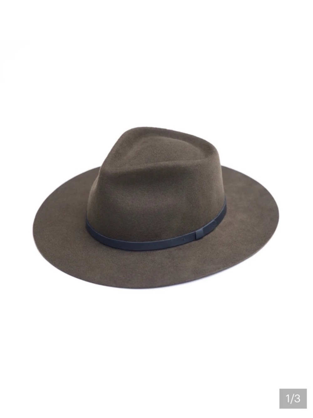 Yellow 108 Dylan Fedora hat - Dark Olive